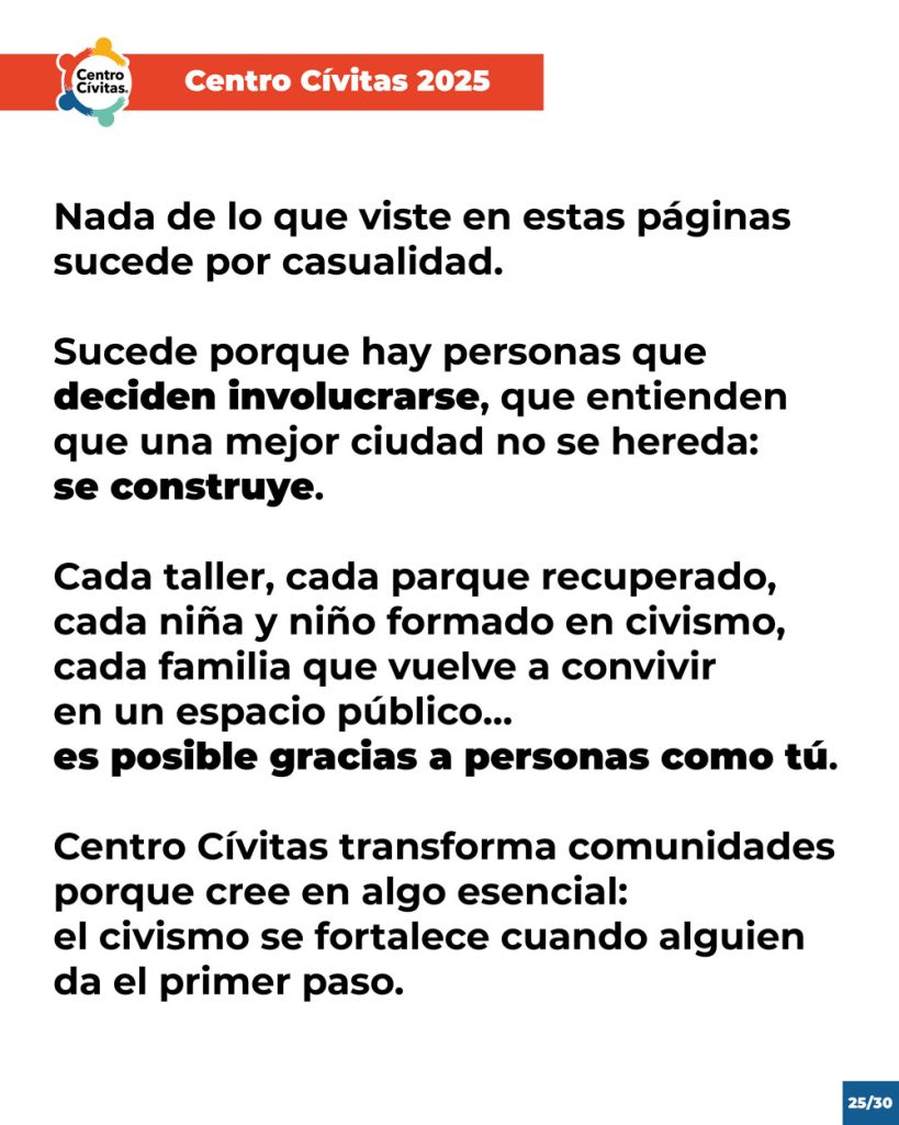 Centro Cívitas Beneficios de Involucrarse