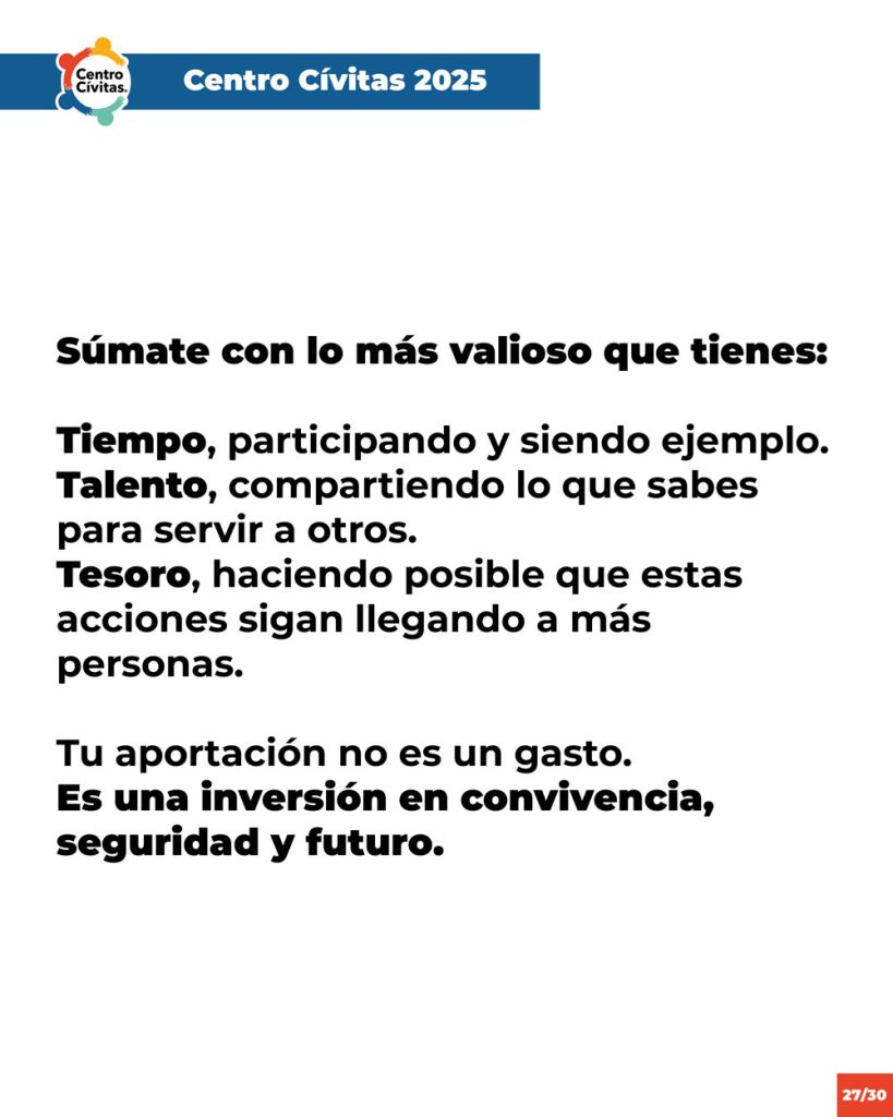 Centro Cívitas Cómo sumarse